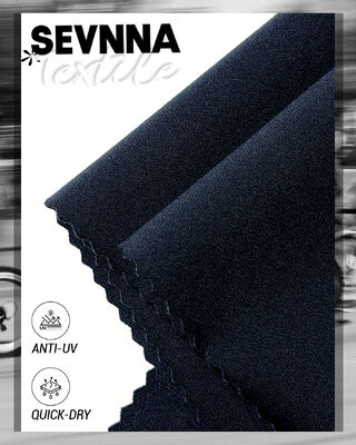 Hohe Elastizität Stretch Lycra Stoff mit feuchtigkeitsableitendem UV-Schutz und leichtem Komfort für Activewear