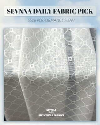 168cm Width Breathable Recycled Swimwear Fabric with 72% Recycled Nylon SD and 28% Spandex for Sustainable Swimwear