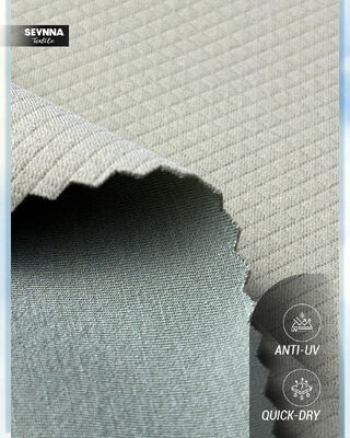 260gm Recycling-Polyester Jacquard-Style Doppelstrickgewebe für komfortable und langlebige Textilprodukte