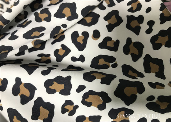 Gewohnheit druckte doppelter Knit-Gewebe-Panther-Druck mit nassem Siebdruck