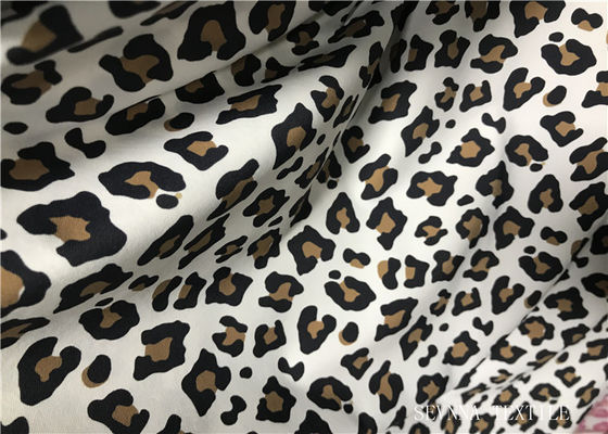 Gewohnheit druckte doppelter Knit-Gewebe-Panther-Druck mit nassem Siebdruck