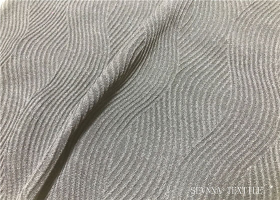 In guter Verfassungs-Zurückhalten athletisches Knit-Gewebe, graue Gewebe benutzt für Activewear