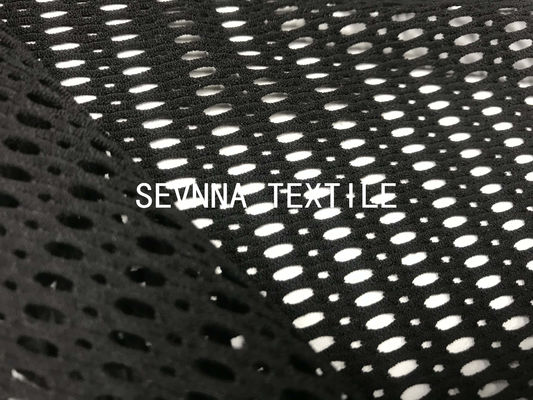 Sportkleidungs-Polyester Spandex-Material aufbereitetes, das Plastikflaschen-Garn-Sport-Netz-Maschen-Mode-Kleid bedecken, Ups