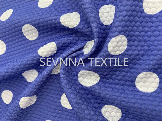 Polka-Dot Recycled Swimwear Fabric Chlorine-Widerstand-schneller Trockner