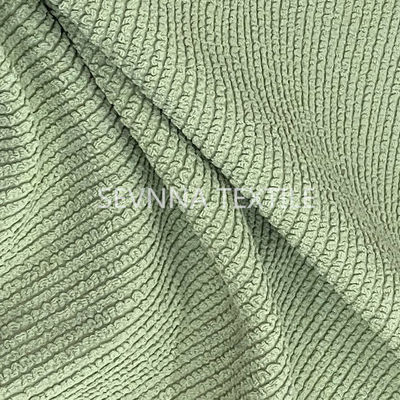 119cm Breiten-strickende aufbereitete Badebekleidungs-Gewebe Scrunchy-Bikini-Kreisspitzen