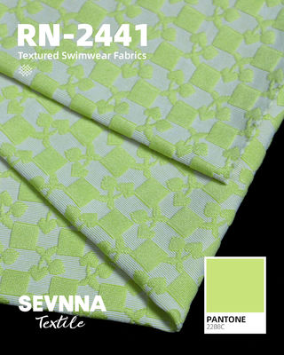 340 gm 92%Recycling Poly + 8%Spandex Recycling Polyester Gewebe RN-2441