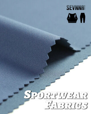 Dauerhafte Sport-BH-Stoffe mit einer Breite von 150 cm und einem Gewicht von 240 g für Hochleistungs-Aktivkleidung