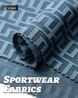 High Density Double Knit Stoff mit einem Gewicht von 380gm und einer Breite von 135cm für umweltfreundliche Sommer-/Herbstkleidung