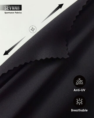 75% Nylon + 25% Spandex Activewear Strickgewebe mit hoher Atmungskraft und schneller Trocknung für Sportbekleidung