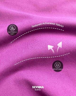 Feuchtigkeitsableitendes, hoch atmungsaktives, superweiches, dehnbares Sport-BH-Gewebe für Trainings-BH-Material