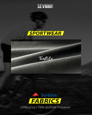 Hochelastisches Stretch-Lycra-Gewebe mit Feuchtigkeitstransport und UV-Schutz für Sportbekleidung