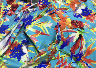 Miniblumendruckbikini-Gewebe-Material, Badeanzug-Gewebe 180gsm Lycra