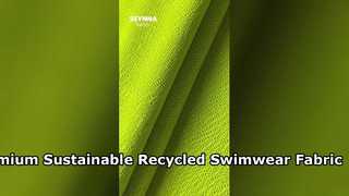 Premium Recycled Swimwear Fabric Sustainable Quality