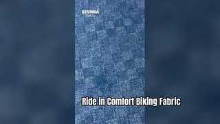 Hochwertiger Fahrradstoff für ultimativen Komfort, feuchtigkeitsableitend, schnell trocknend, atmungsaktiver Fahrradstoff für