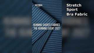 Hochwertiger Sport-BH-Stoff: Dehnbar und stützend