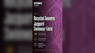 Hochwertiger, nachhaltiger Stoff aus recyceltem Nylon für Sportbekleidung