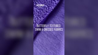 Strukturierter Badestoff UPF 50+ aus recyceltem Nylon